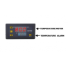 Programmable outboard engine temperature alarm